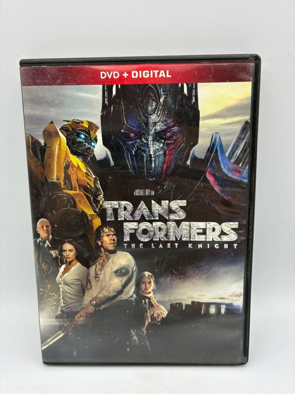 Transformers The Last Knight DVD 2017 PG-13 Mark Wahlberg Paramount Sci-Fi